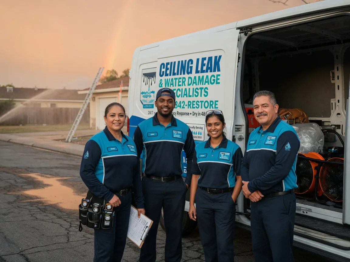Ceiling Leak Cleanup company in Louise, TX